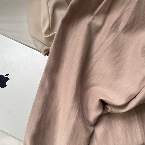 Babaton (aritzia) linen blend wide / straight leg trousers - Picture 5 of 5